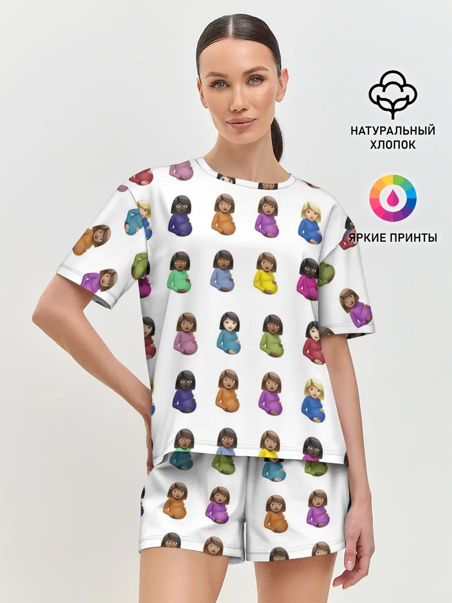 Женская пижама с шортами / Drake CLB.