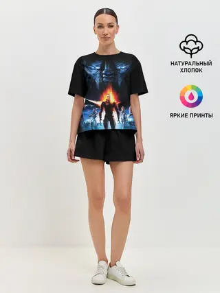 Женская пижама с шортами / MASS EFFECT N7 КАПИТАН ШЕПАРД