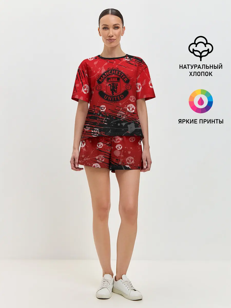 Женская пижама с шортами / Manchester United: Возвращения Ronaldo.