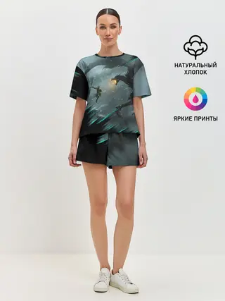 Женская пижама с шортами / TES FUS RO DAH | DRAGON