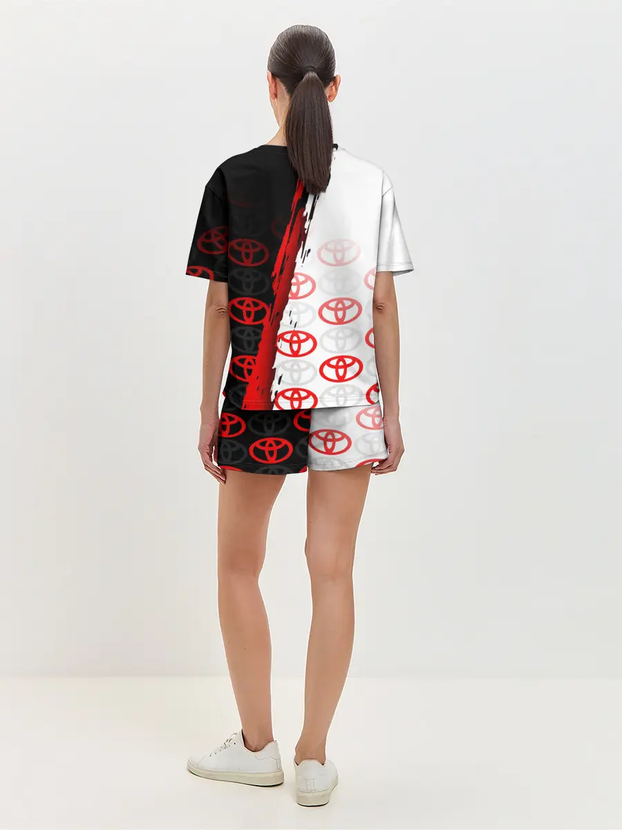 Женская пижама с шортами / TOYOTA SPORT / GRUNGE / ГРАНЖ