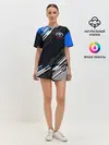 Женская пижама с шортами / TOYOTA SPORT / ЛИНИИ / LINES