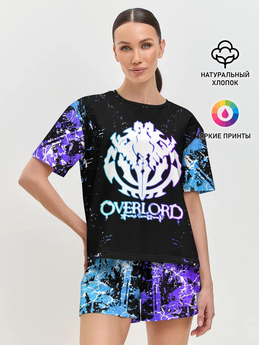 Женская пижама с шортами / OVERLORD | оверлорд neon | НЕОН