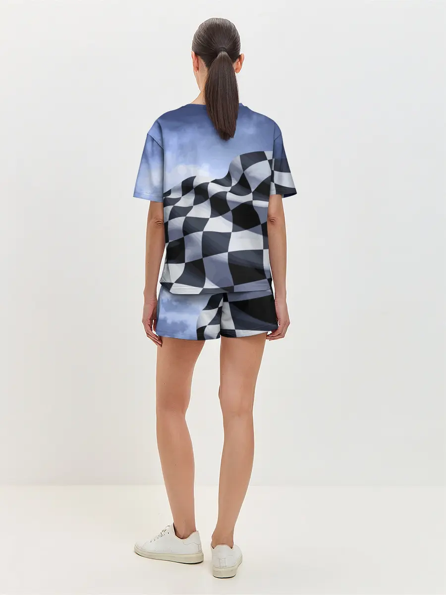 Женская пижама с шортами / Bully - легендарный гонщик