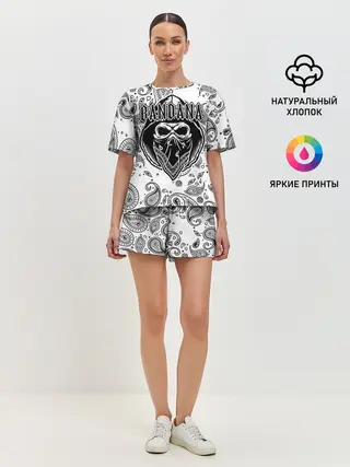 Женская пижама с шортами / BANDANA