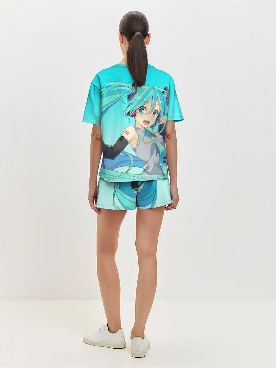 Женская пижама с шортами / Hatsune Miku / Мику Хацунэ
