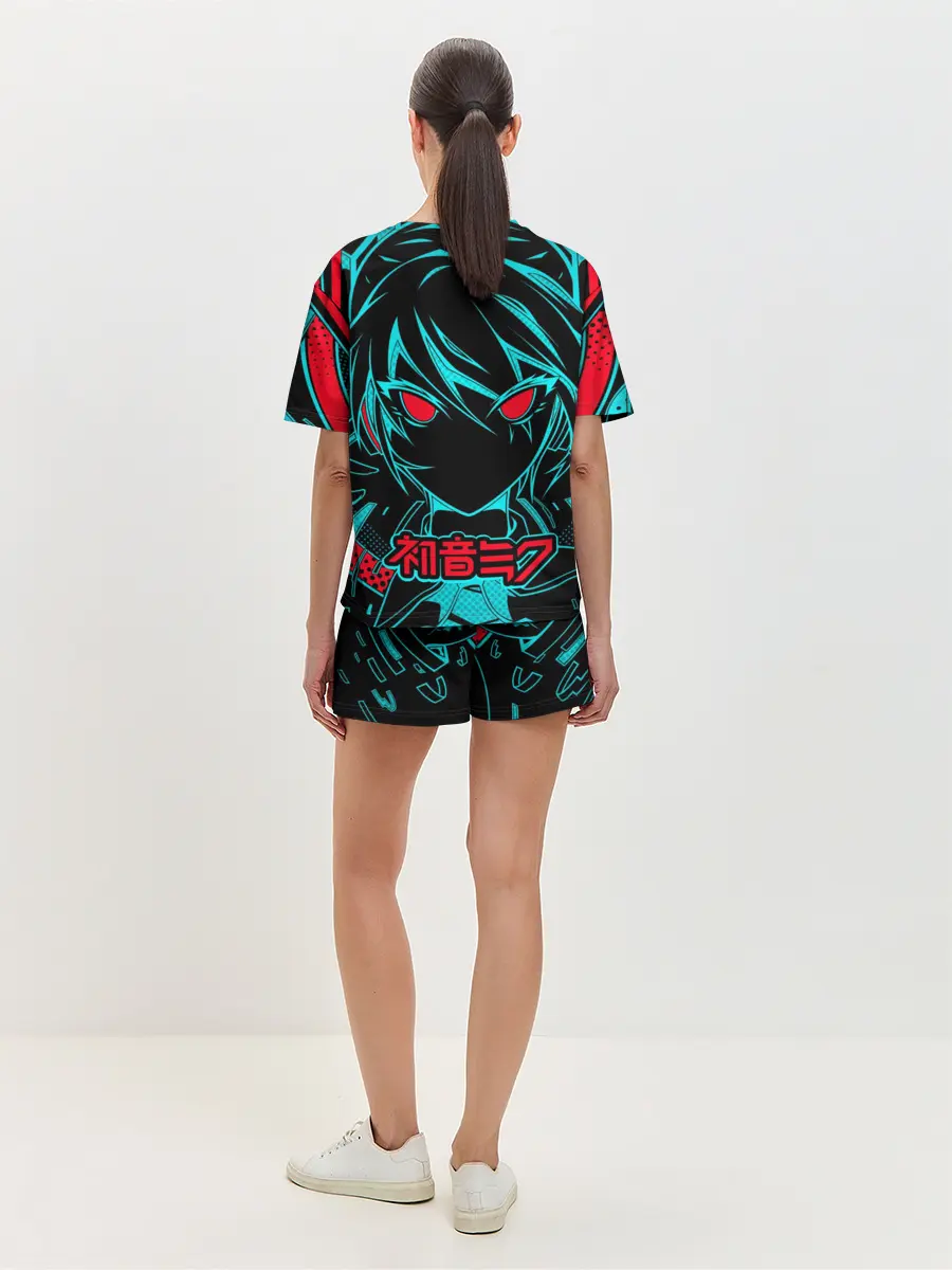 Женская пижама с шортами / Мику Хацунэ / Hatsune Miku