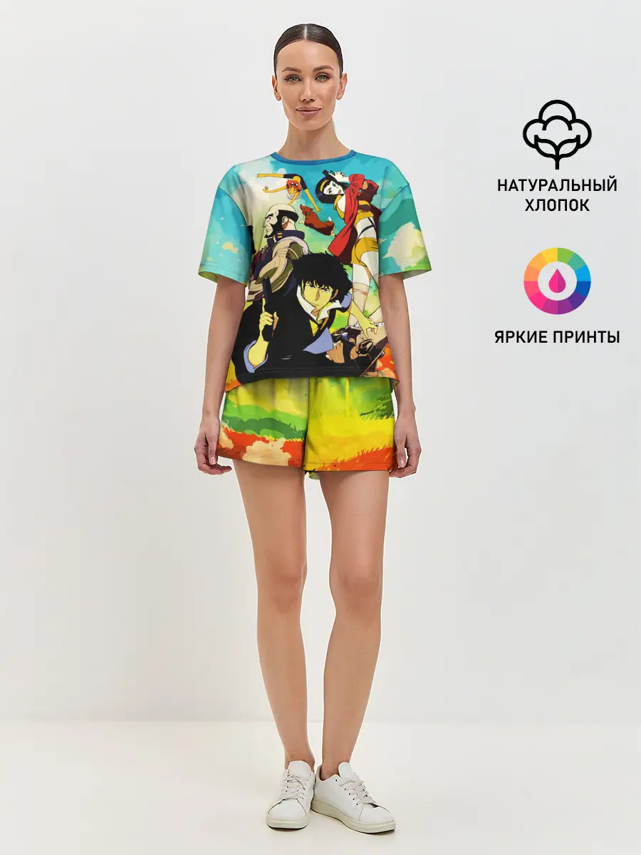 Женская пижама с шортами / Cowboy Bebop All