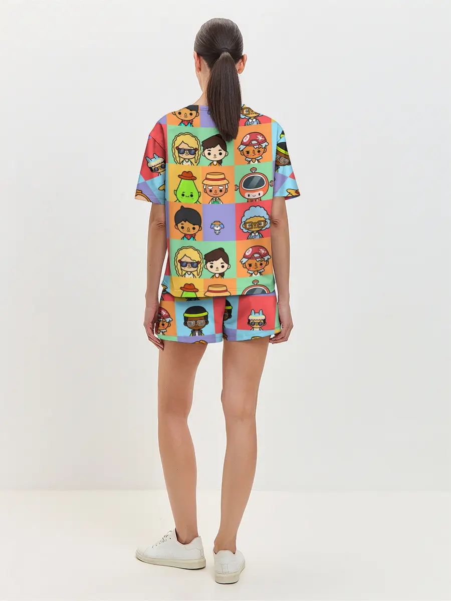 Женская пижама с шортами / TOCA BOCA WORLD HERO