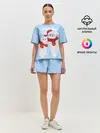 Женская пижама с шортами / С Рождеством! Совы