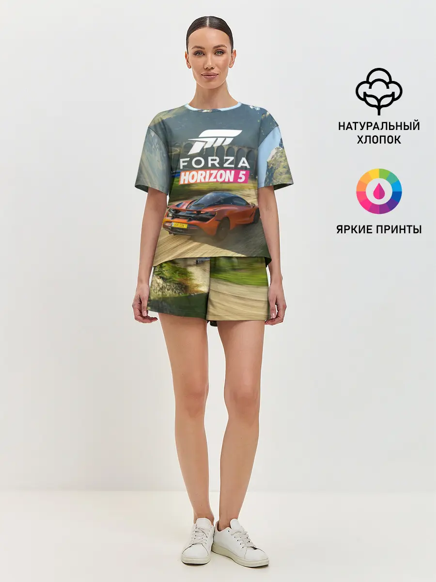 Женская пижама с шортами / Forza Horizon 5, игра