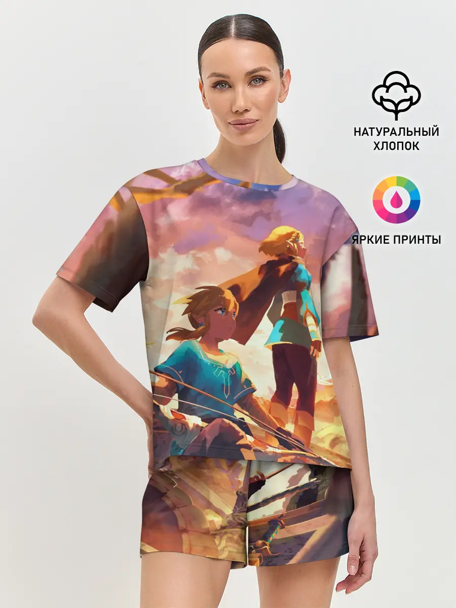 Женская пижама с шортами / Legend of Zelda | Легенда о Зельде