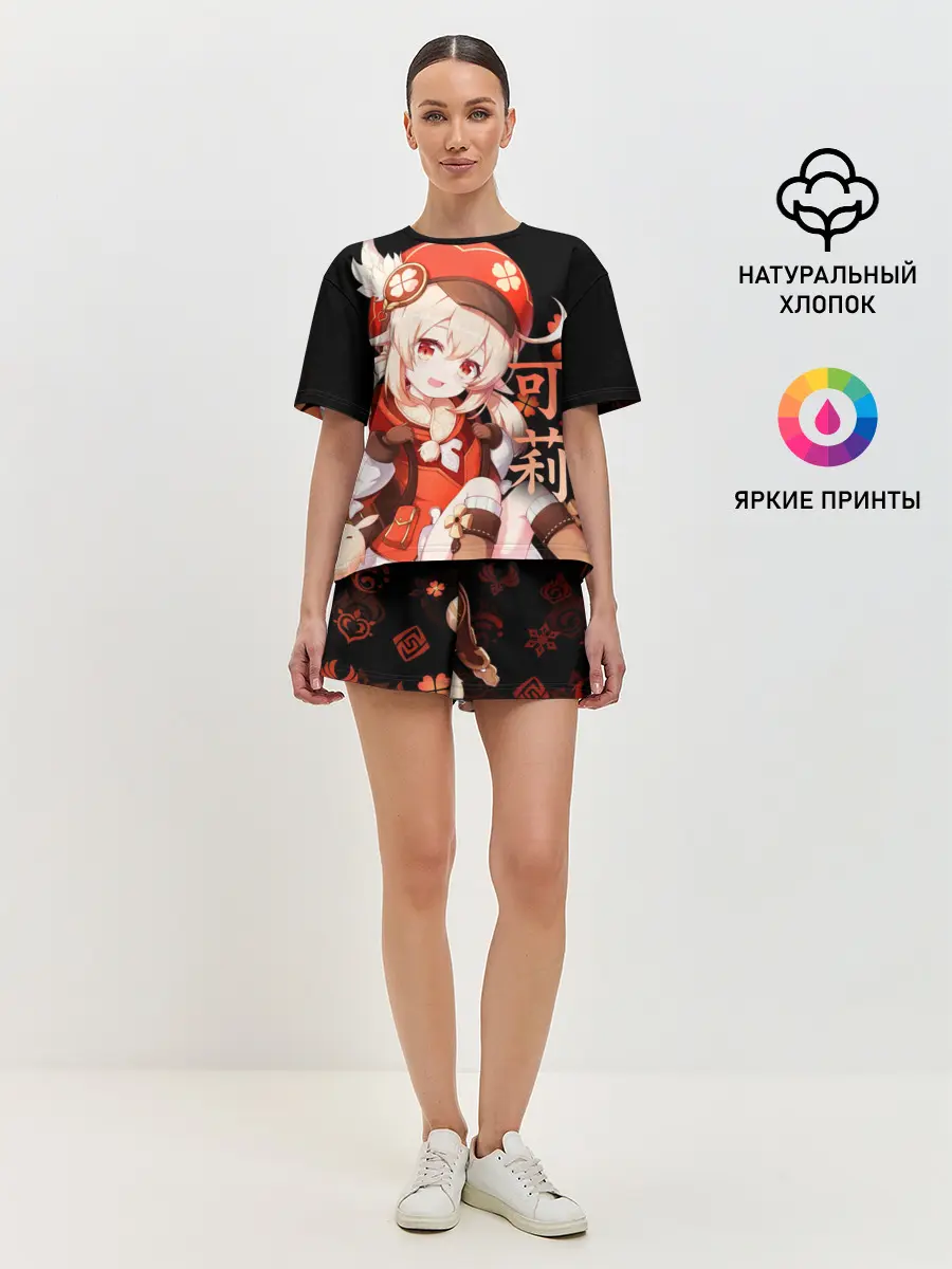 Женская пижама с шортами / Genshin Impact: Klee
