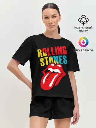 Женская пижама с шортами / Роллинг Стоунз | Rolling Stones