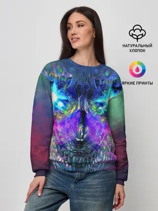 Женский свитшот / Черепок