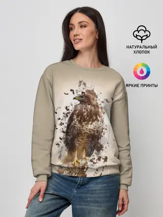 Женский свитшот / Птица