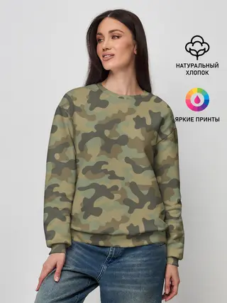 Женский свитшот / Хаки