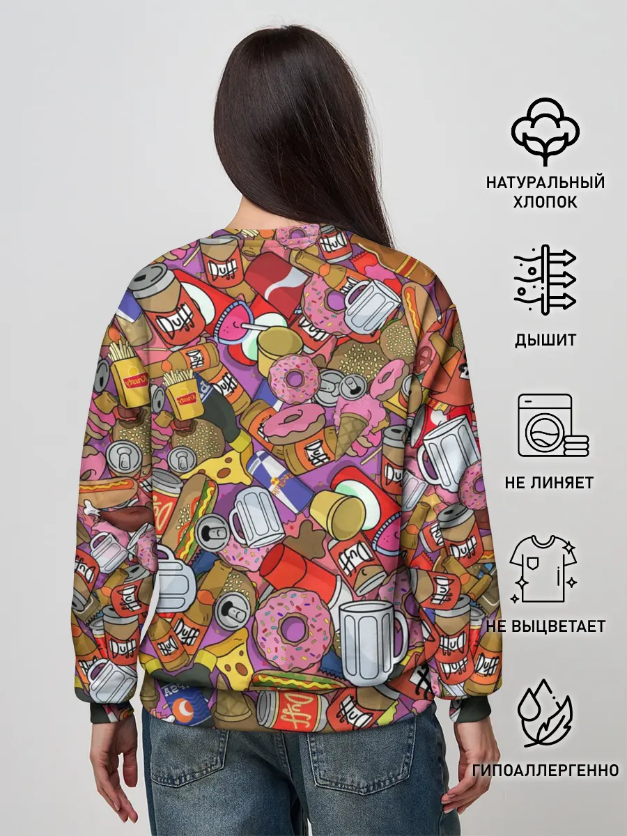 Женский свитшот / Гомер