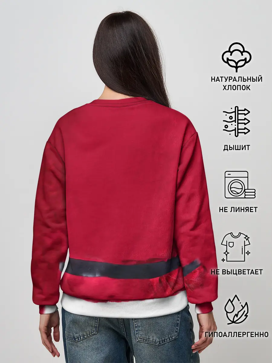 Женский свитшот / Костюм Деда Мороза