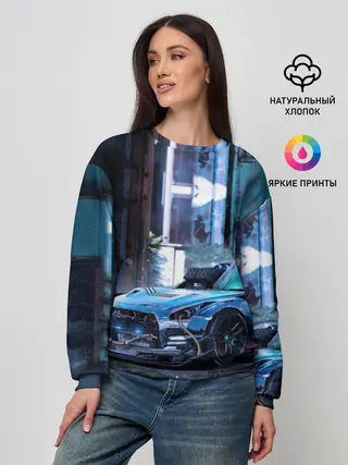Женский свитшот / Nissan GTR R35