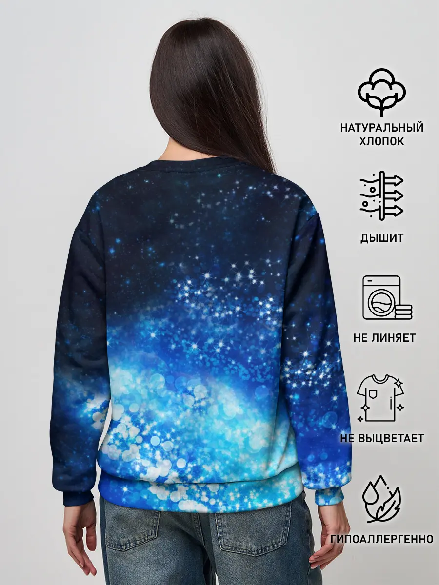 Женский свитшот / Новогодний олень