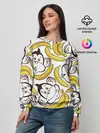 Женский свитшот / Обезьянки и бананы
