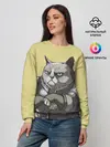 Женский свитшот / Кот