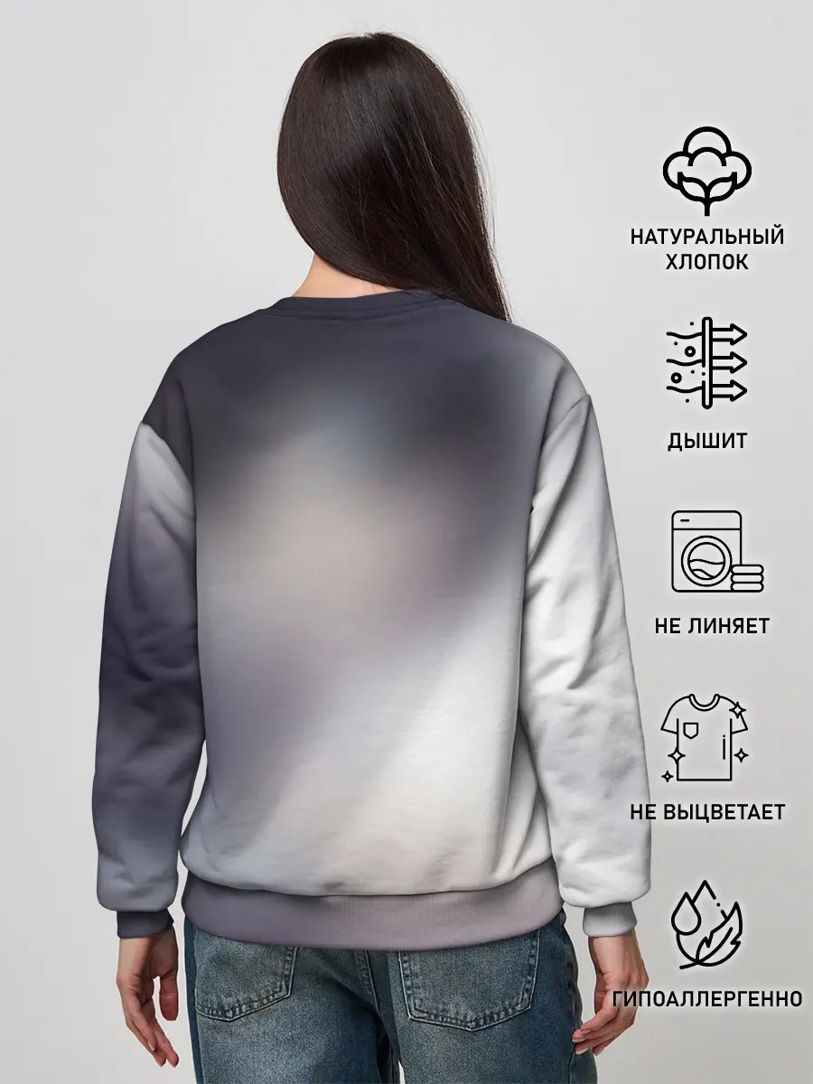 Женский свитшот / Ято с мечом. БЕЗДОМНЫЙ БОГ