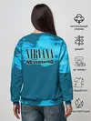 Женский свитшот / Nirvana & Simpson