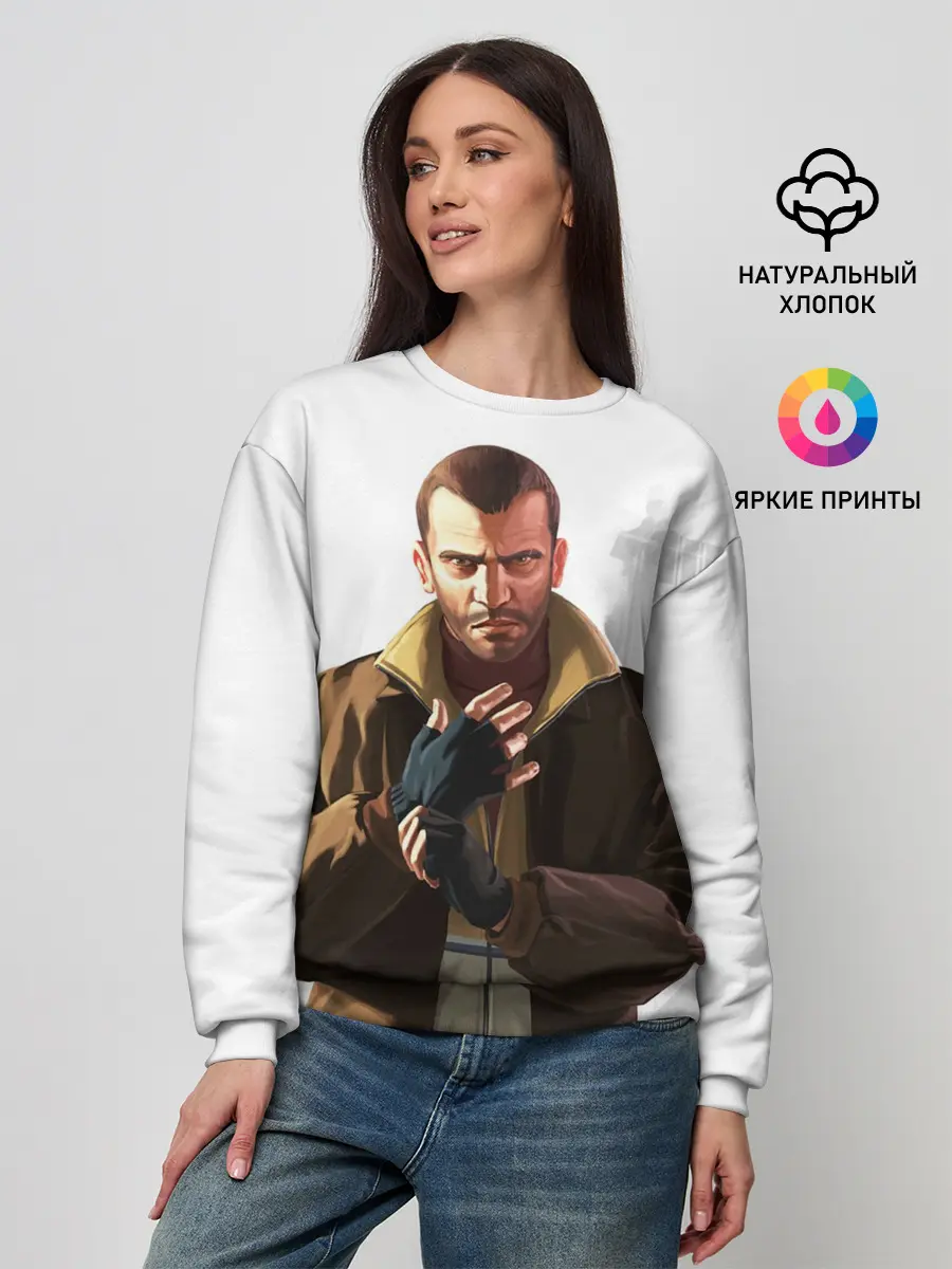 Женский свитшот / Нико