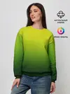 Женский свитшот / Зелёная текстура