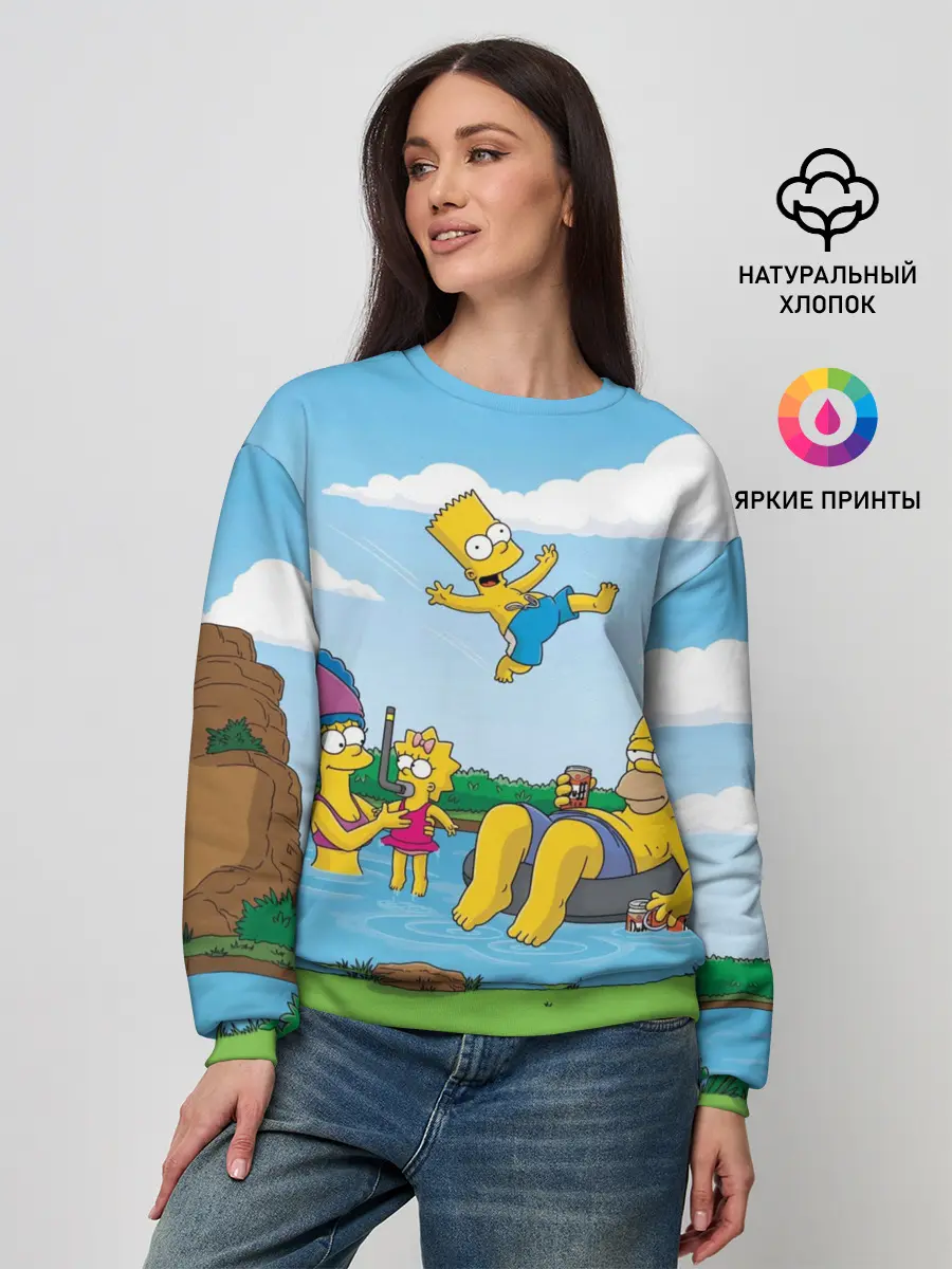 Женский свитшот / The simpsons