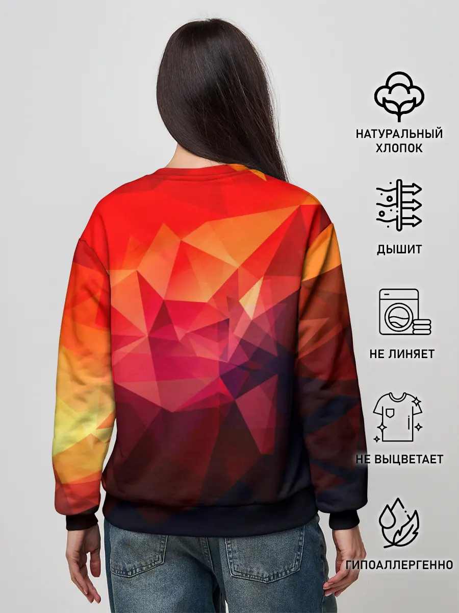 Женский свитшот / Абстракция