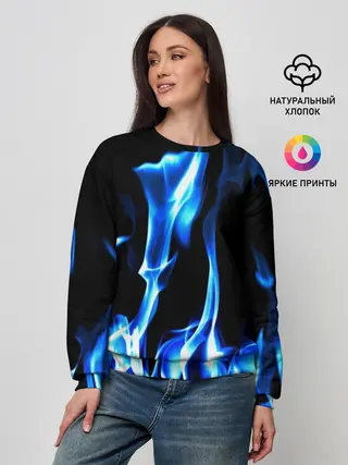 Женский свитшот / Огонь