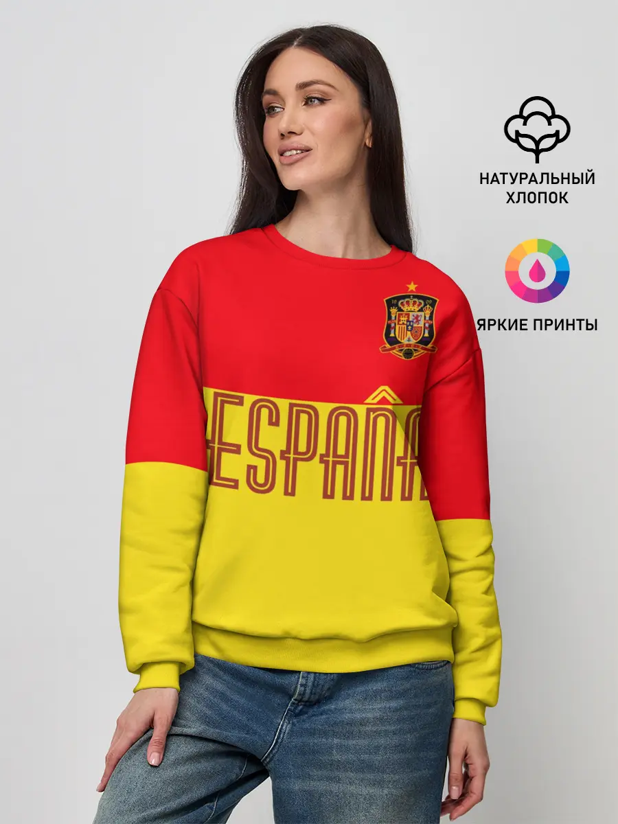 Женский свитшот / Сборная Испании по футболу