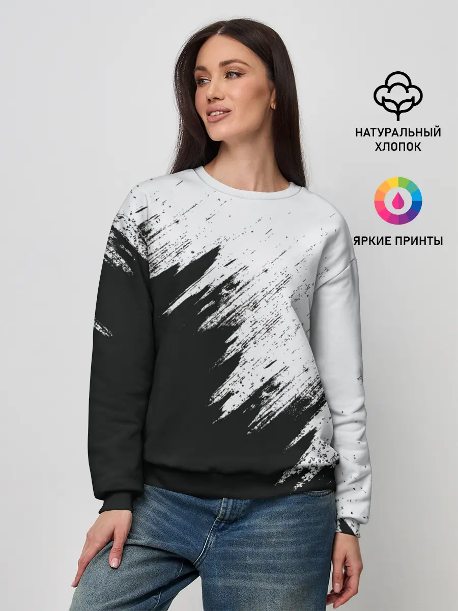 Женский свитшот / Краска и ничего лишнего!