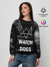 Женский свитшот / Wath dogs 2 Хакер