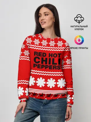 Женский свитшот / Праздничный RHCP