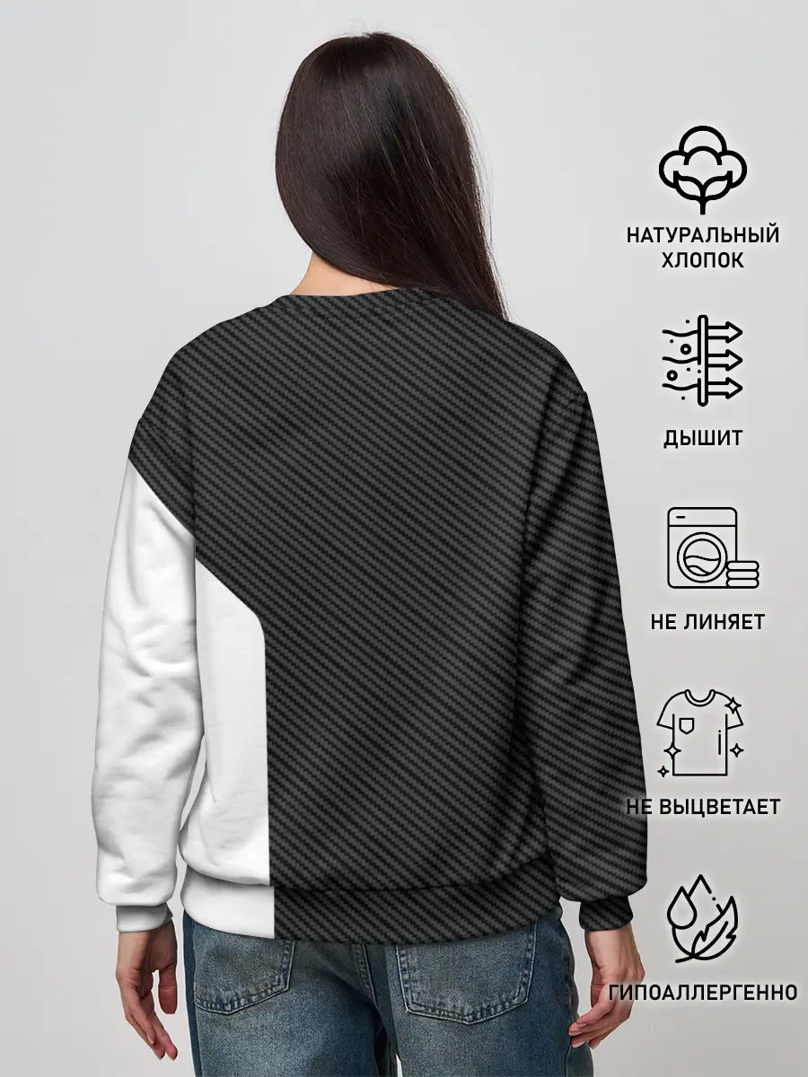 Женский свитшот / BMW CARBON | БМВ КАРБОН