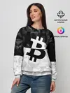 Женский свитшот / BITCOIN Black Collection