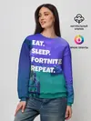 Женский свитшот / Fortnite Repeat