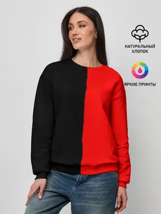 Женский свитшот / Red & Black