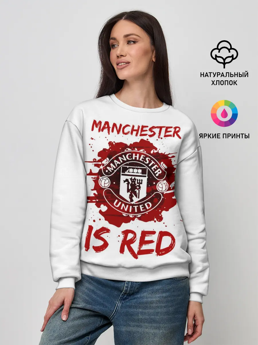 Женский свитшот / Манчестер Юнайтед
