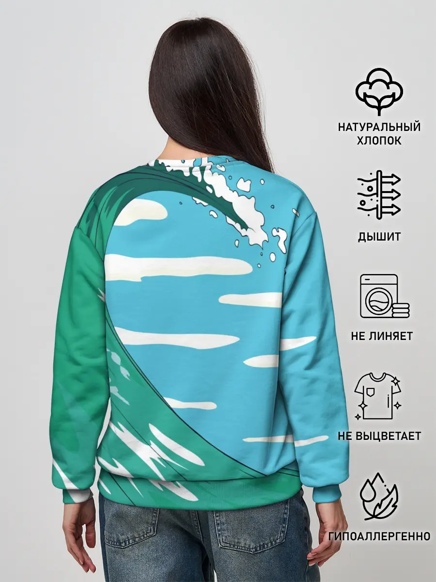 Женский свитшот / Cool Santa