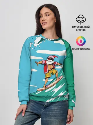 Женский свитшот / Cool Santa