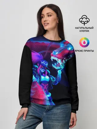 Женский свитшот / Akali. KDA