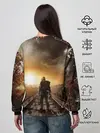 Женский свитшот / Metro 2033 постапокалипсис