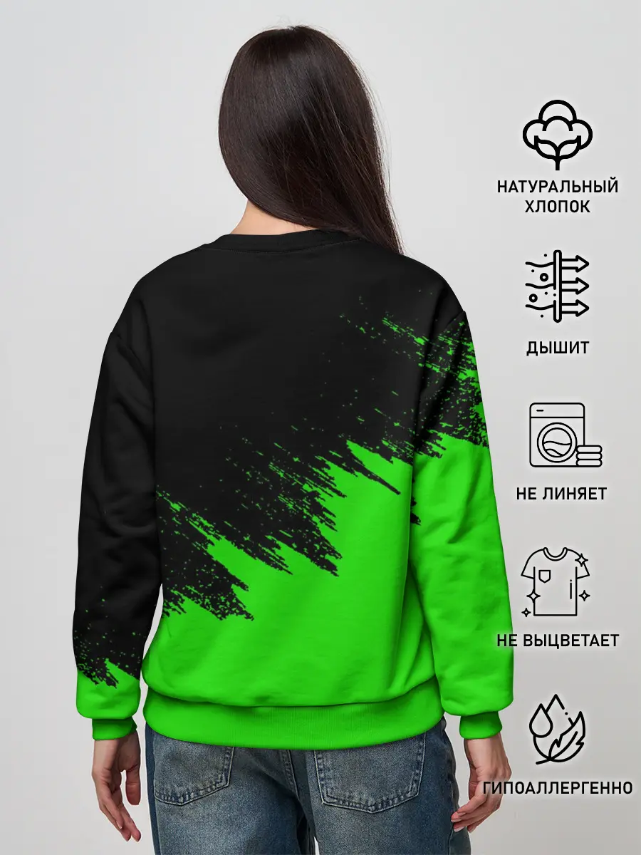 Женский свитшот / КРАСКА И НИЧЕГО ЛИШНЕГО!