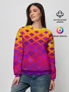 Женский свитшот / Красочная Геометрия