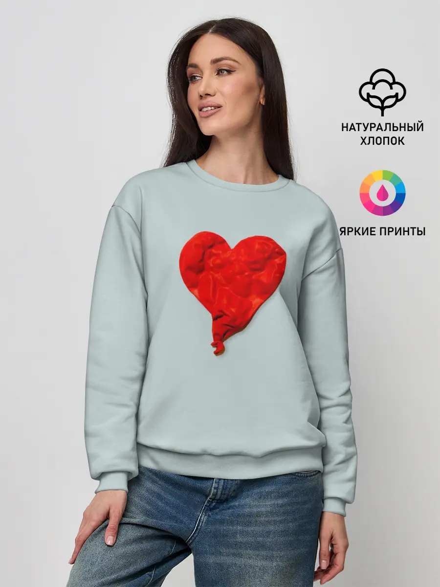 Женский свитшот / Kanye West Heartbreak